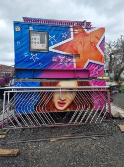 twister roller coaster waltzer ride fabricated by Panda-engineering