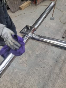 twister roller coaster waltzer ride fabricated by Panda-engineering