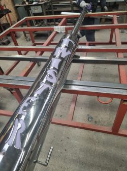 twister roller coaster waltzer ride fabricated by Panda-engineering