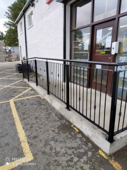 5 meter long handrails for shop