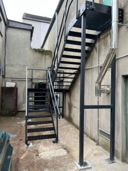 steel fabricated and welding stairwell stair way stairs by panda-engineering in Coleraine