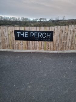 the perch north coast New sign ready fitted by panda engineering