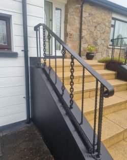 handrails for house front door stairs in Coleraine