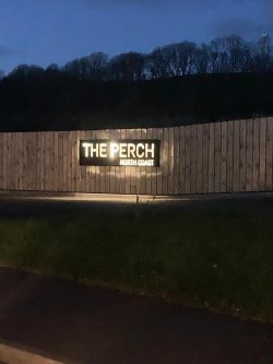 the perch north coast New sign ready fitted by panda engineering