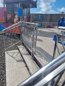 twister roller coaster waltzer ride fabricated by Panda-engineering